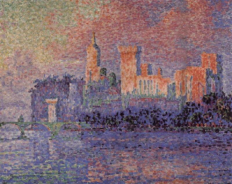 Impression Figure of Palace, Paul Signac